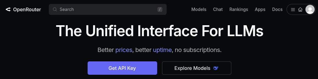 OpenRouter Get API Key